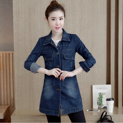 Áo Khoác Jean Nữ Form Dài - NK317